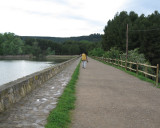 Jacinto walking in La Grajera on the way to Navarrete