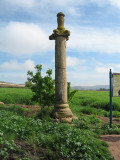 Mid 16th C Picota, a pillar serving as signpost in Azofra