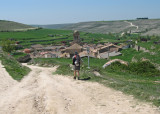 Peter descending into Hontanas