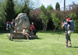 Photo op at the entrance to Carrion de los Condes