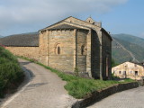 Romanic style Iglesia de Santiago in Villafranca del Bierzo