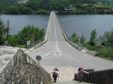Looking back at the long bridge