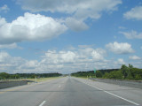 The road from San Antonio to Houston