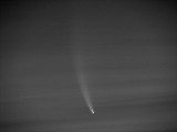 The comet McNaught as seen from La Silla on January 16th, 2007