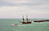 Endeavour leaving Coffs Harbour