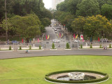 View from balcony of Reunification Palace