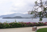 View from the island