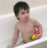 Charlie in bath