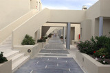 Santorini hotel outdoor corridor.jpg