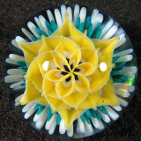Yellow Flower See-Through Size: 1.15 Price: SOLD