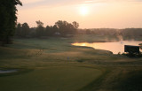 The 18th green at Eagles Landing