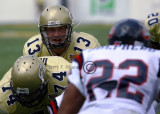 Tech QB Bennett stares into the teeth of the defense