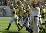 Georgia Tech Special Teams Unit takes the field