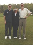 Me and my cousins David and Andrew golfing Sherwood Forest (England)