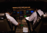 Prepairing The Aircraft For Approach To Ted Stevens Airport, Anchorage, AK, USA