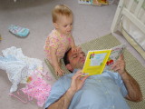 reading a new book