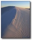 White Sands : Dune Crest at Sunset