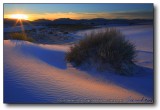 Sunset Star at White Sands