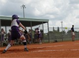 Maggie drills the pitcher