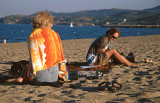 South France. Beach. Autumn.