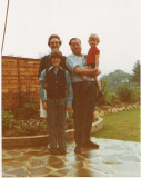 Marjory James with Dwayne and Jason at Kings Rd Rodborough
