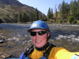 Middle Fork, Salmon in Idaho--Self Portrait