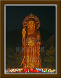 Golden Maitreya Statue