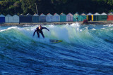 Surfing at Titahi Bay