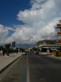 Beach street in Scauri