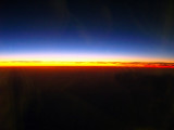 Last sun before landing in Denmark :-(