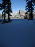 Half Dome at the end of the trail