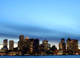 Financial District Skyline at Twilight