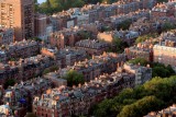 Aerial Photo of Back Bay Brownstones, Boston