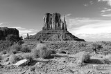 West Mitten Landscape - B&W