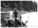 Winter on the Red Deer River Below the Dam