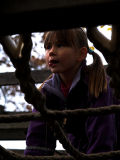 Nicole climbing