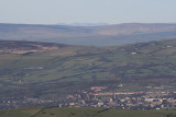 Colne and Scafell from Boulsworth Hill