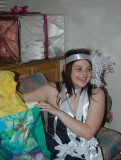 The Bride to Be - Wearing her Gift Bows