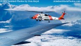 2003 - USCG HH-60J #CG-6041 from B767-400 - Coast Guard fantasy stock photo