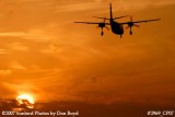 Seaspray Group LLCs Rockwell International Commander 690B N999FG corporate aviation sunset stock photo #2969