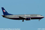 United Airlines Shuttle B737-322 N395UA airline aviation stock photo #7877