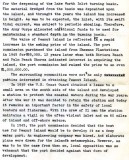 1972 - Draft of report by BM2 Ron Ritchie on history and future of Peanut Island, Page 2