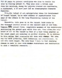 1972 - Draft of report by BM2 Ron Ritchie on history and future of Peanut Island, Page 5