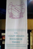 2007 - U. S. Coast Guard Squadron Three banner at the Vietnam Veterans National Memorial, stock photo #1712