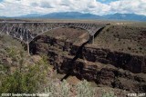 2007 - the US 64 bridge over the Rio Grande River west of Taos, landscape stock photo #1745