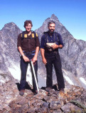 Mark Allaback (L) & John Roper on Asas summit (MarkAllaback.JR.Asa.9.5.91.jpg)