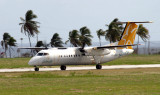 Carribean Star Dash-8 taking off, Barbados