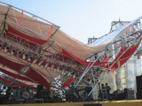 Stage roof collapse