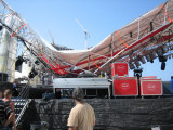 Stage roof collapse