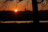 Sunset over Fort Loramie